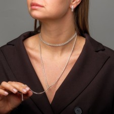 Set 2 objects: earrings, chocker 