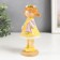 Souvenir Polystone "Girl with a towel/Boy with a chick" MIX 6x7.5x15.5 cm