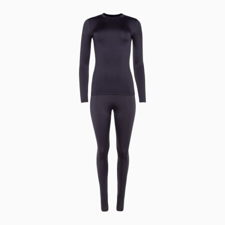 Women's thermal underwear (longshit, leggings) minku color graphite, size 42-6
