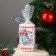 Candle-cylinder "Happy New Year! Bell ringing", 6x10 cm, 30 hours, 227 g, graphics