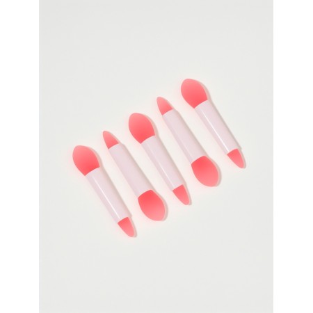 Makeup applicators, set - 5 pcs, 4.5 cm, silicone