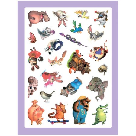 Stickerpaki. Collection of stickers. Lovely animals-3