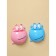 Holder for the hippo toothbrushes, on suction cups, the color of mix