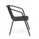 Sadovy chair, 53 x 61 x 73 cm, frame 24 x 0.8 mm, load up to 100 kg, black