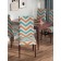 Czech for the chair "Wandering of Zigzags", decorative, velor