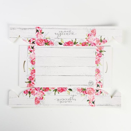 Capcake box, confectionery packaging, 6 cells “The Most Wonderful”, 23 x 16 x 7.5 cm-3