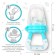 Nibbler for feeding with silicone mesh Basic, turquoise color