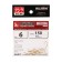 Hooks Kujira Universal 150, GO color, No. 6, 10 pcs.