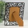 Photo frame plastic 10x15 cm "leaves" black 18x23 cm