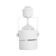 Luazon Lighting track lamp for the GU5.3 lamp, round, white case