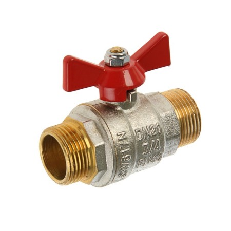 Ball bar Valtec Base, external/external thread 3/4 ", butterfly-1