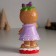 Polystone souvenir "Gingerbread cookie in a lilac dress, with a bow" 5.5x6.5x15 cm