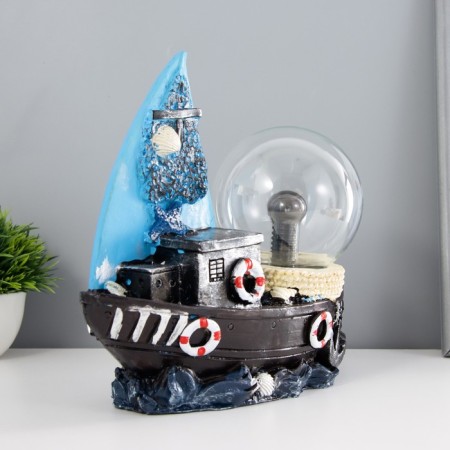 Plasma ball "Sailor" blue 25x10x22 cm Risalux-6