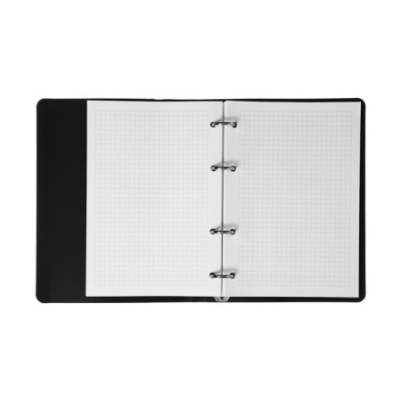 Notebook A5, 120 sheets, on 4 rings, Limited No. 4, cover Cover Cardboard, Soft-Touch lamination, rounded corners-3