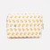 Lightning cosmetic bag, white/yellow color