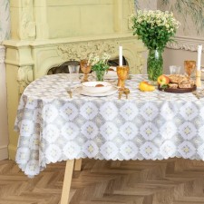 Gray Diamonds tablecloth 145x110 cm, 100% p/e