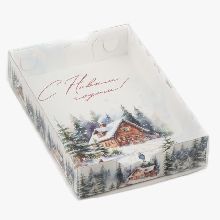 Box for Makarun "Winter", 17 x 12 x 3 cm, new year-1