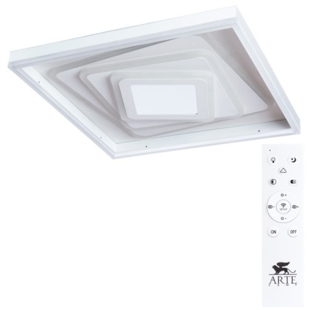 Multi-Space chandelier, 198W LED, 2700-6500K, 9700LM, white color
