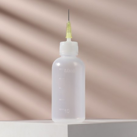A bottle for storage, with a needle, with a division scale, 50 ml, the color is transparent-3