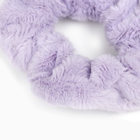 Hair gum purple, fluffy, 11 cm, Minnie Mouse-2