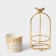 Ceramic candy "Gold. Bird ", 220 ml, 8 × 21 cm, white color