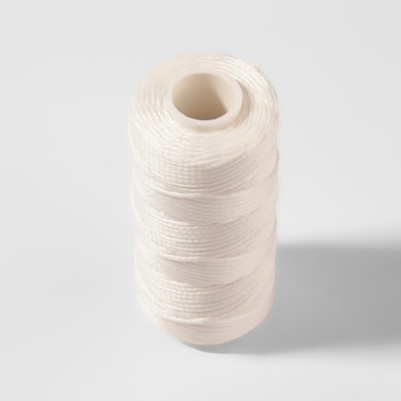 The threads are waxed, flat, 150d/16, 0.8 mm, 50 ± 2 m, white color-2