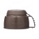 Thermos 1.8 l, with a glass flask, retains heat 12 hours, with a mug, brown