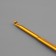 Knitting hook, bilateral, d = 4/5 mm, 13 cm, gold color