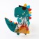 Package for sweets, confectionery packaging, Dinosaurus, 11 x 6 cm