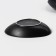 A set of porcelain plates Magistro Carbon, 21 × 18.5 cm, 2 pcs, black color