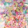 Decor for creativity plastic "Flowers and sweets" set 4 types x 5 g 8x20 cm