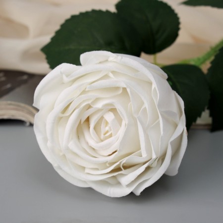 Artificial flowers "rose lady cascade, with spikes" 57x8 cm, white-1