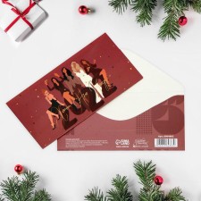 Конверт для денег "Девчули", 16,5 х 8 см, Новый год