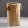 Bellya basket, with a lid and handles, folding, 33 × 50 cm, bamboo, jute