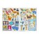 Coloring with stickers "The whole family"