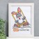 Photo frame MDF 15x21 cm, No. 6, milk oak (plastic screen)