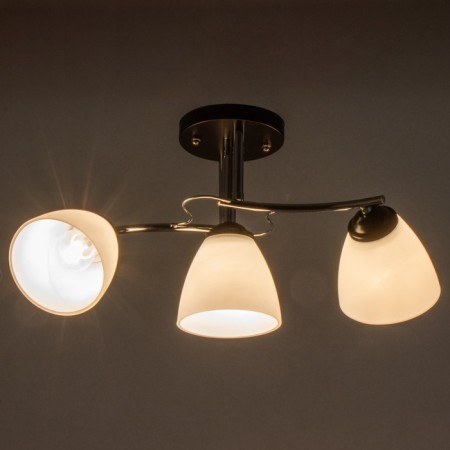 Chandelier 2727/3 E27 40W Black Chroma Bayerlux-2