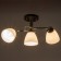 Chandelier 2727/3 E27 40W Black Chroma Bayerlux