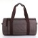 Sports bag with lightning, 2 outer pockets, long belt, brown color