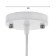 Lamp Bayerlux "Mirella" 1x60W E27 white 27x27x19 cm.
