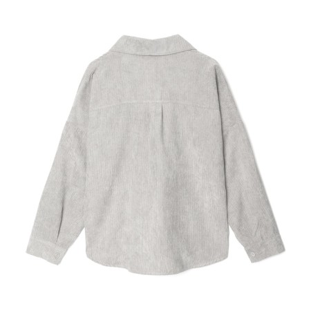 Female blouse minku: Velvet collection color light gray, river 42-8