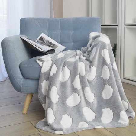 Bluming Casa Conforte Stella Casper 100x150cm, gray, flannel 190 gr/m, PE100%-1