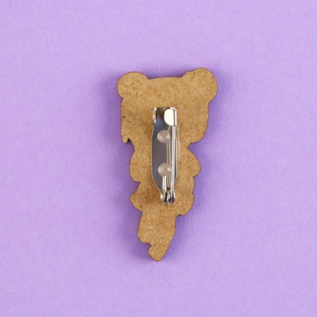 Wooden icon "cutie", anime, 2 x 3.7 cm-2