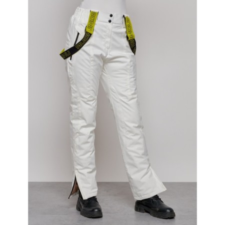 Semi -combinezone ski insulated female winter, size 50, white color-6