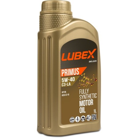 Motor oil Lubex Primus C3-LA 5W-40 SN C3, synthetic, 1 liter