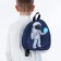Children's backpack 21*9*23, lightning department, astronaut with a star in his hand, blue