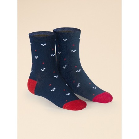 Nosk children's, size 18-20, the color is red, dark blue, 2 pcs-7