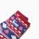 Nosk children's terry "Scandinavian patterns" color red, size 22-24