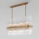 Suspended Bogate’s Allure 486/8, E14, 8x60W, 800x170 mm, brass color