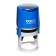 Equipment for round printing automatic Colop Printer R40, diameter 41.5 mm, with a lid, blue body